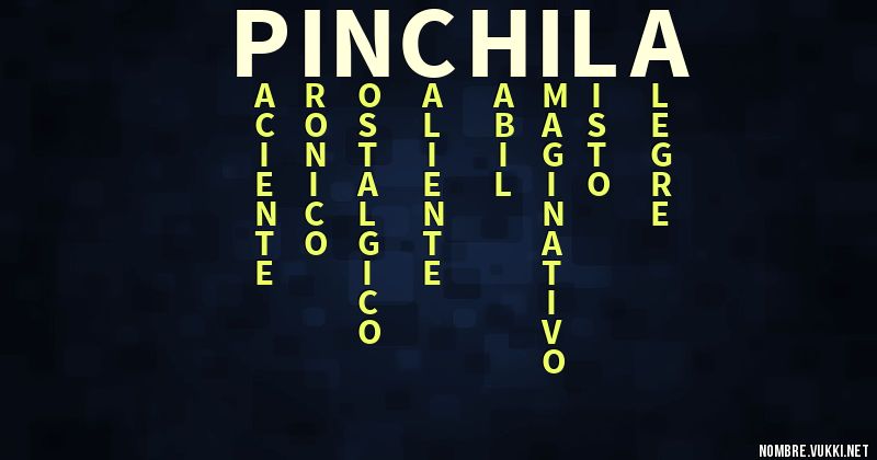 Acróstico pinchila