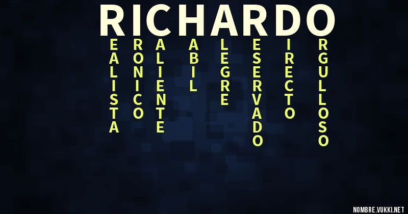 Acróstico richardo