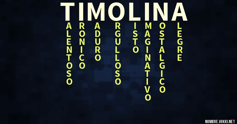 Acróstico timolina