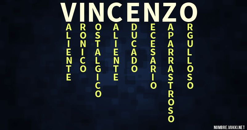 Acróstico vincenzo