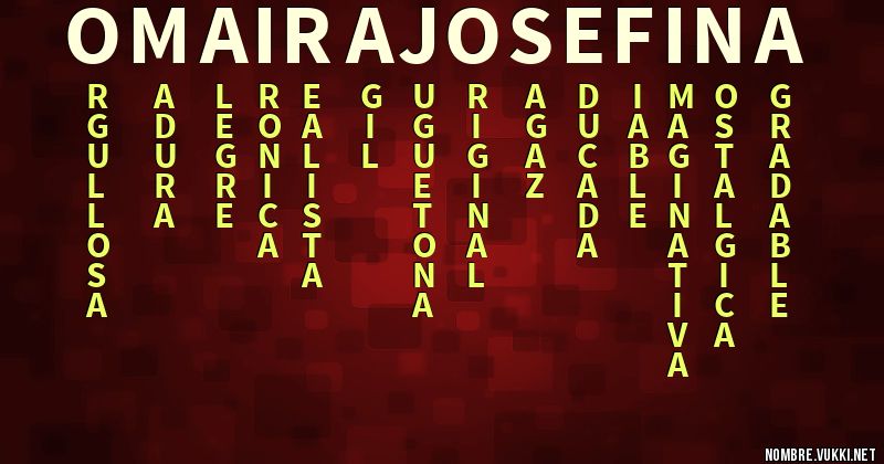 Acróstico omaira josefina