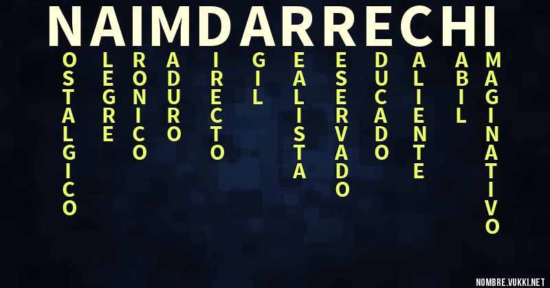 Acróstico naim darrechi