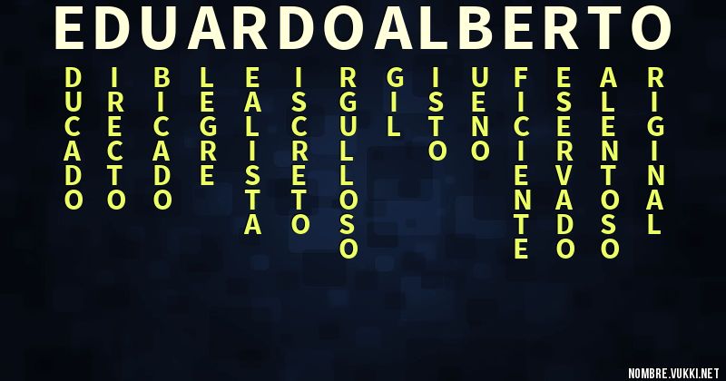 Acróstico eduardo alberto