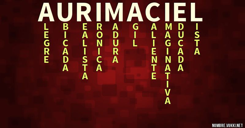 Acróstico auri maciel