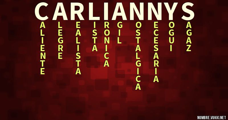 Acróstico carliannys