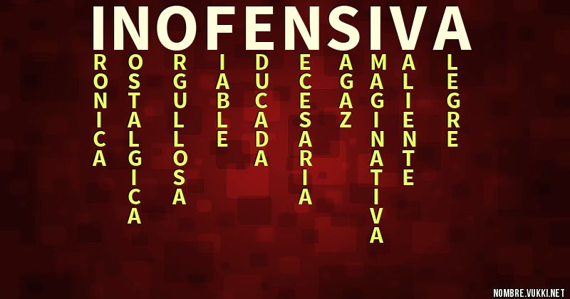 Qué significa inofensiva