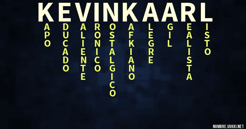 Acróstico kevin kaarl
