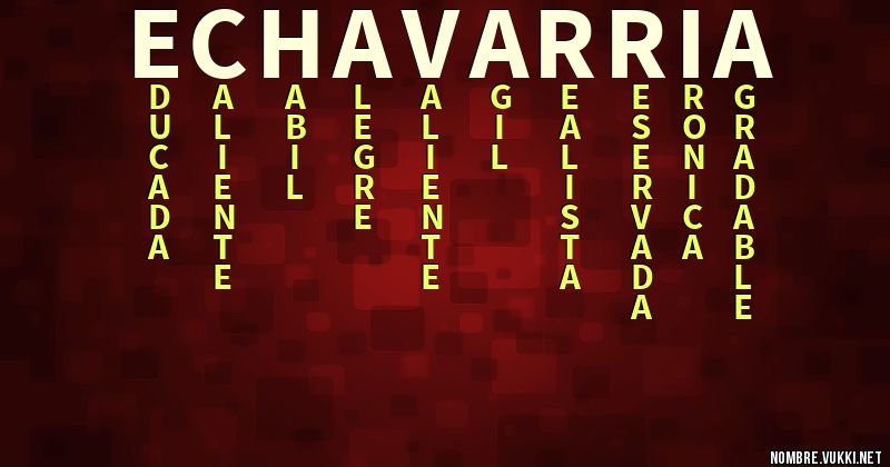 Acróstico echavarria