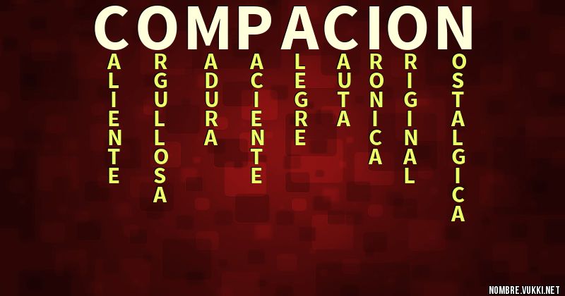 Acróstico compacion