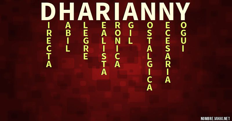 Acróstico dharianny