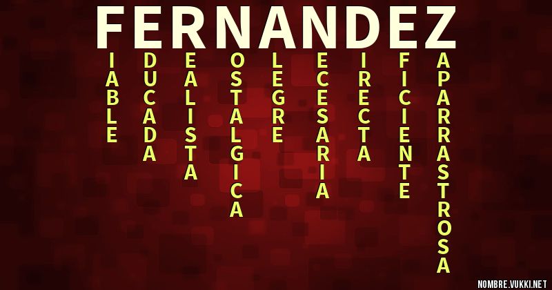 Acróstico fernández