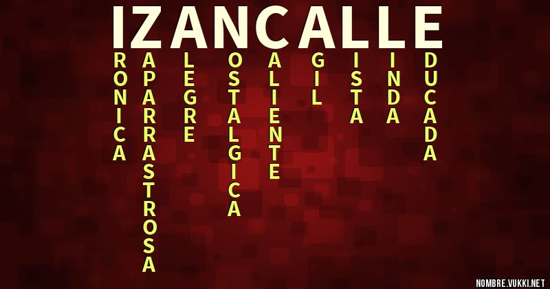 Acróstico izan calle