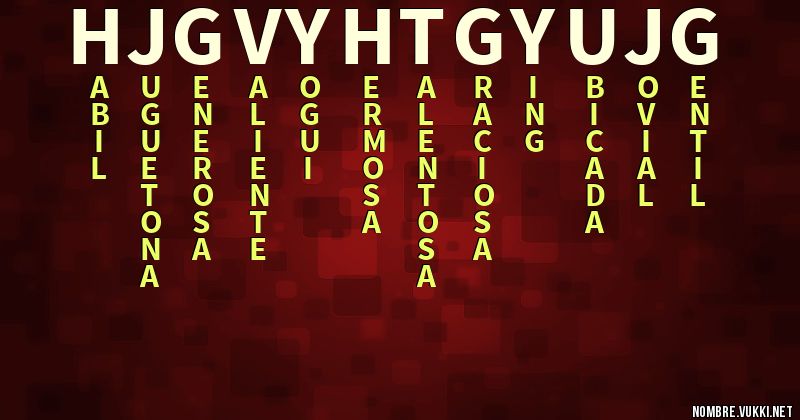 Acróstico hjgvyhtgyujg