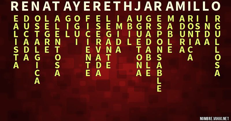 Acróstico renatayerethjaramillo