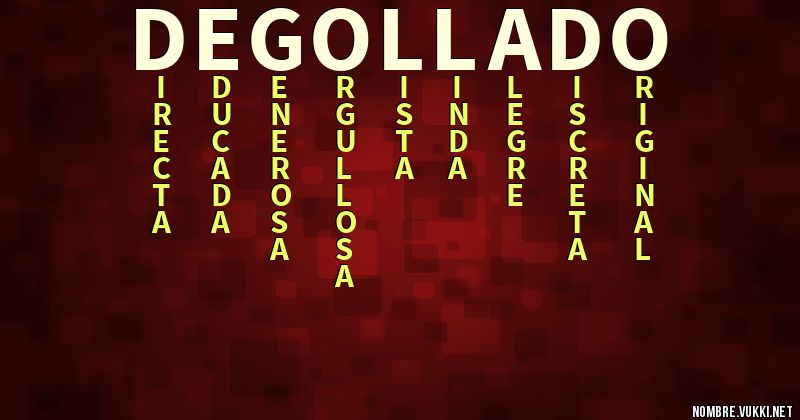 Acróstico degollado