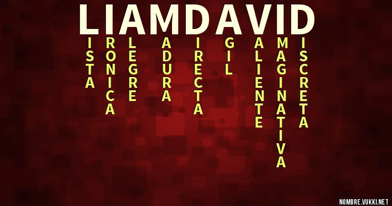 Acróstico liam david