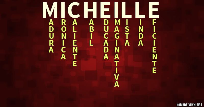 Acróstico micheille