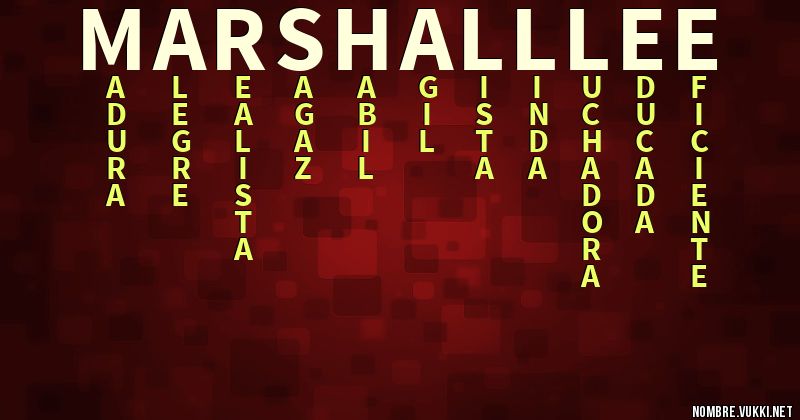 Acróstico marshall lee