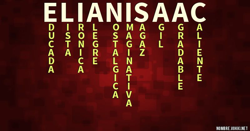 Acróstico elian isaac