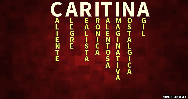 Acróstico caritina