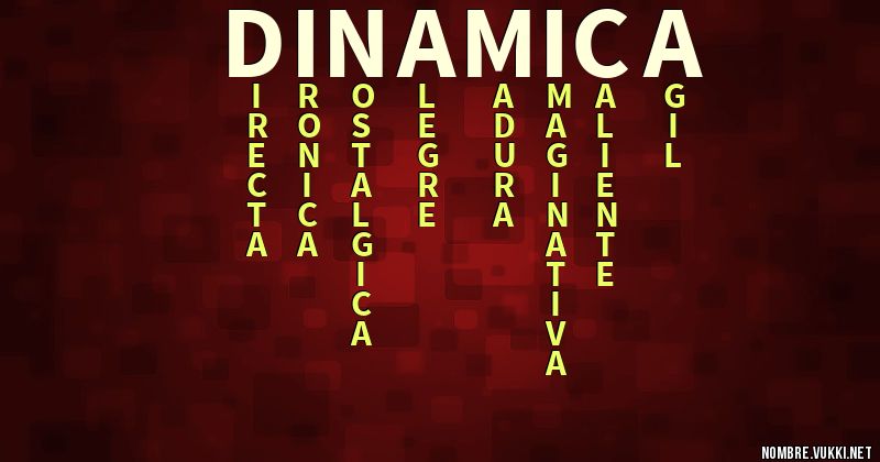 Acróstico dinamica