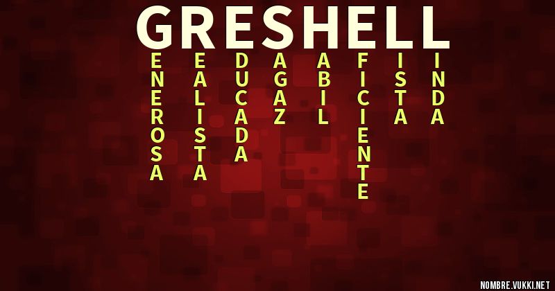 Acróstico greshell