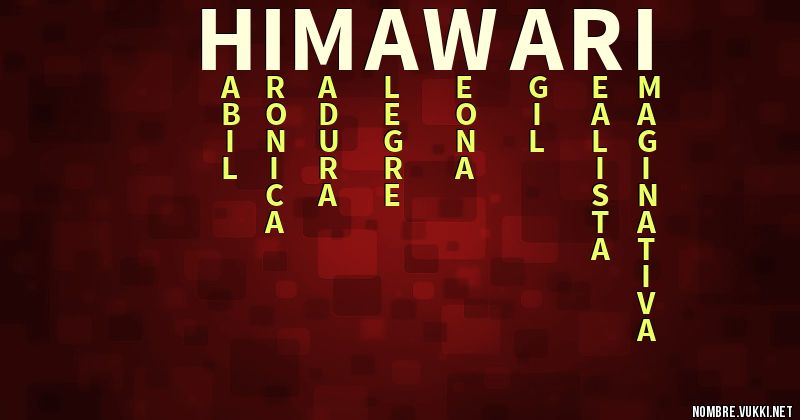 Acróstico himawari