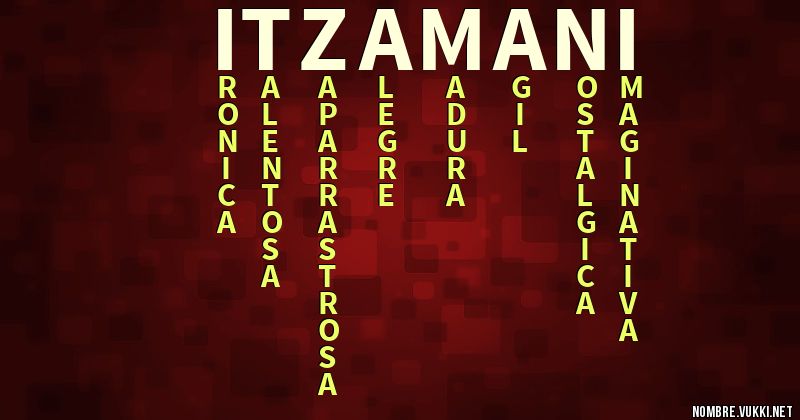 Acróstico itzamani