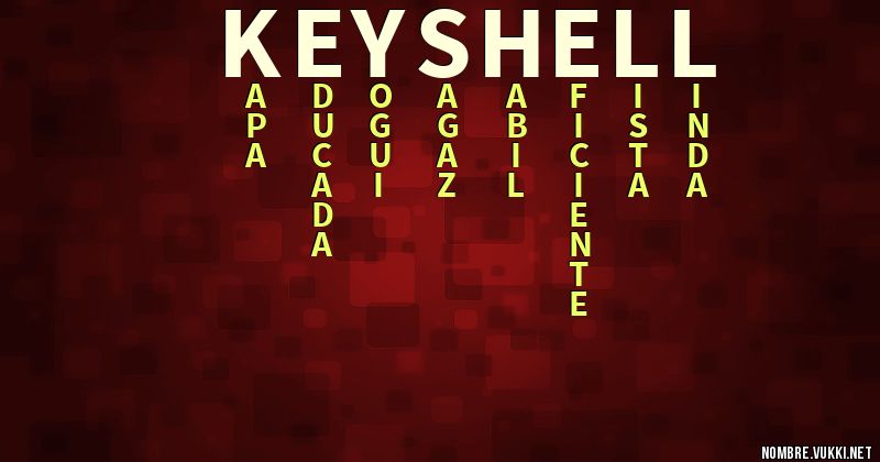 Acróstico keyshell