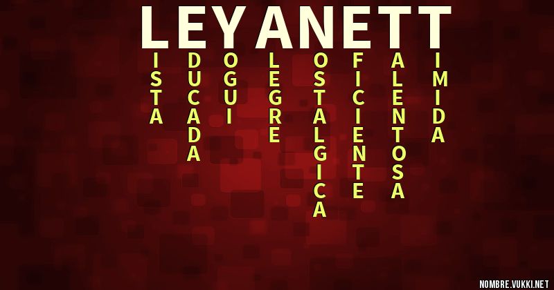 Acróstico leyanett