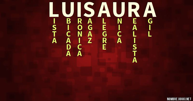 Acróstico luisaura