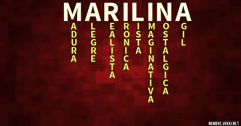 Acróstico marilina