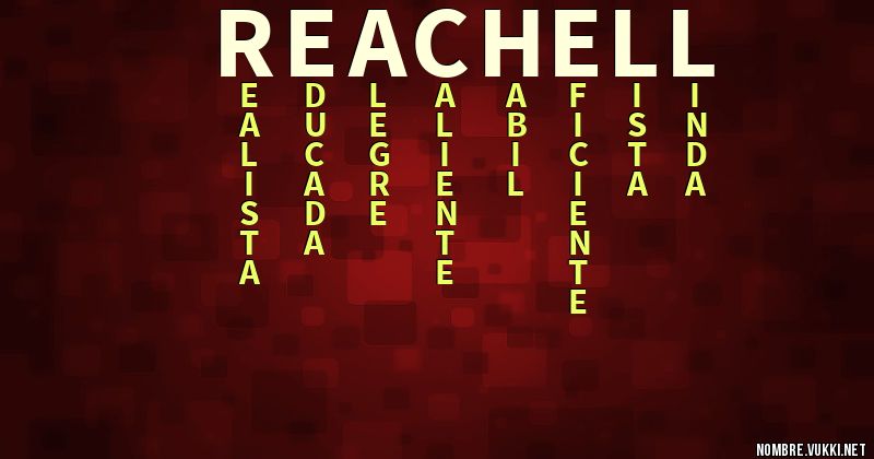 Acróstico reachell