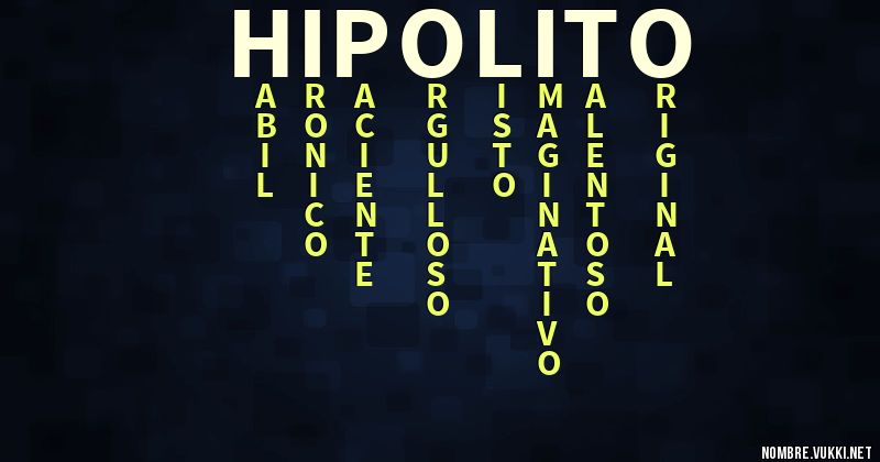 Acróstico hipolito