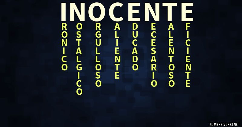 Acróstico inocente