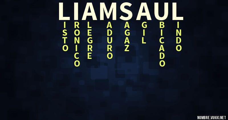 Acróstico liam saul
