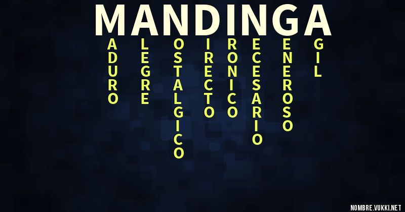 Acróstico mandinga