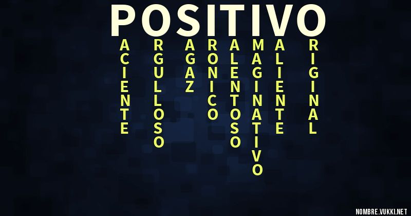 Acróstico positivo