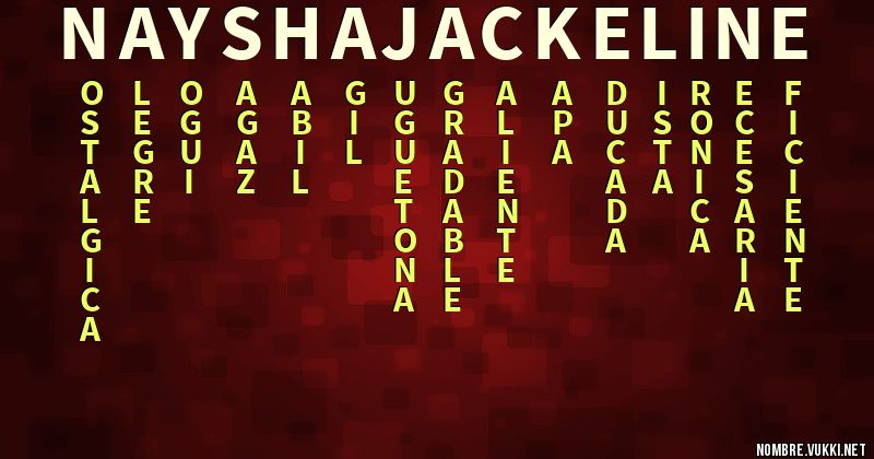 Acróstico naysha jackeline