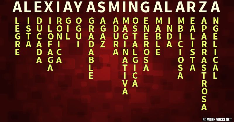 Qué significa alexia yasmin galarza