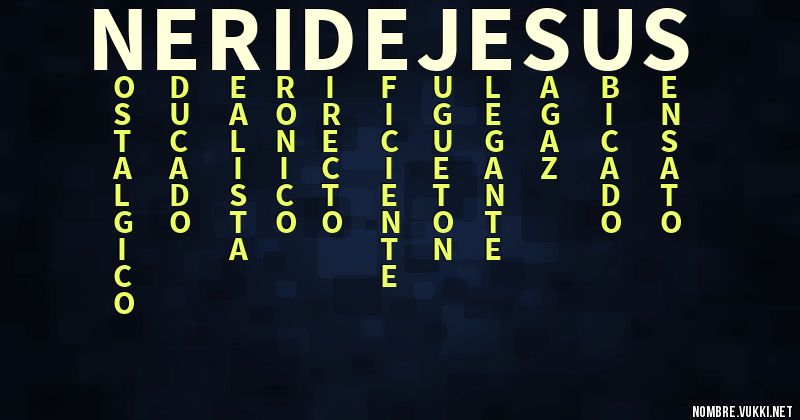 Acróstico neri de jesus