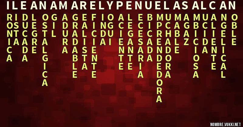 Acróstico ileana marely peÑuelas alcan