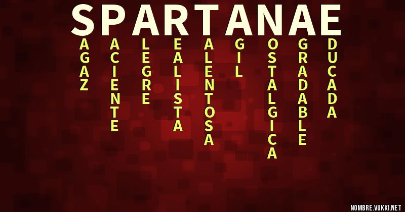Acróstico spartanae