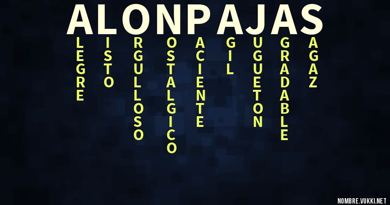 Acróstico alonpajas