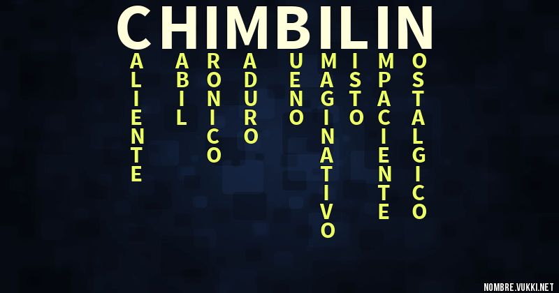 Acróstico chimbilin