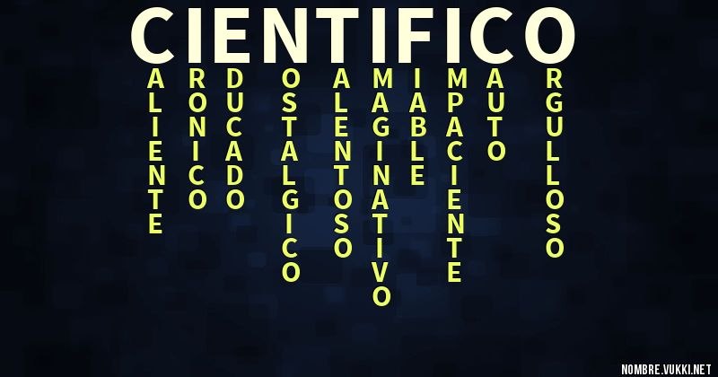 Acróstico cientifico