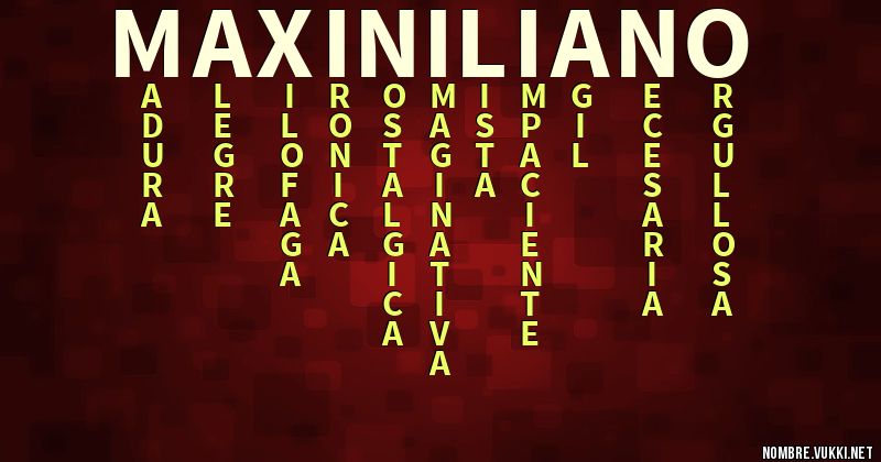 Acróstico maxiniliano