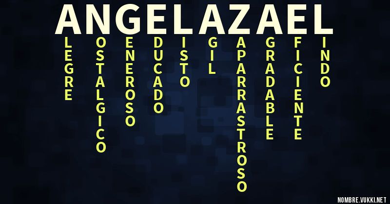 Acróstico Ángel azael