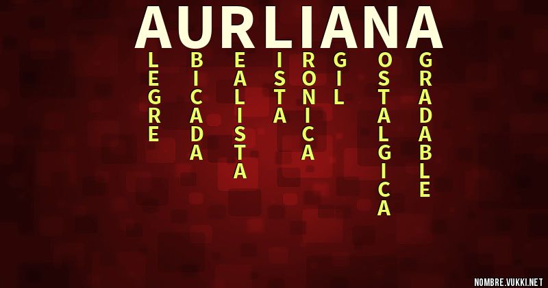 Acróstico aurliana