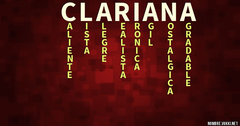 Acróstico clariana
